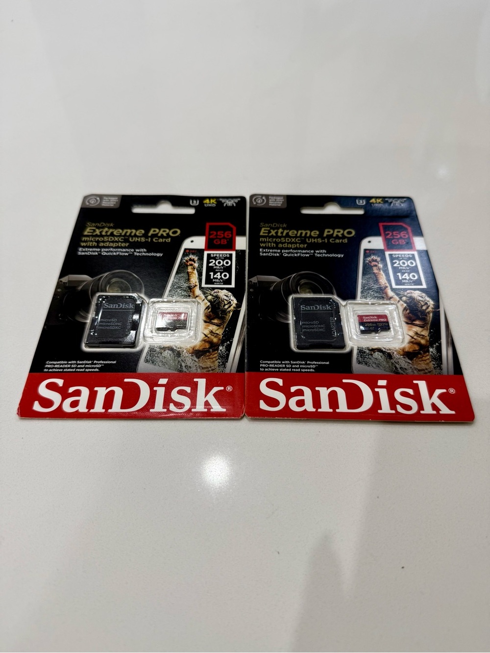 Andis Memory Card Packaging - White/Red (x2)